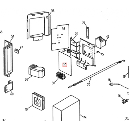 PLATINE A1P  EC0361 1 DAIKIN Ref: 1511109