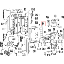 PLATINE EC12007 3P389288 6 DAIKIN Ref: 4015894 2