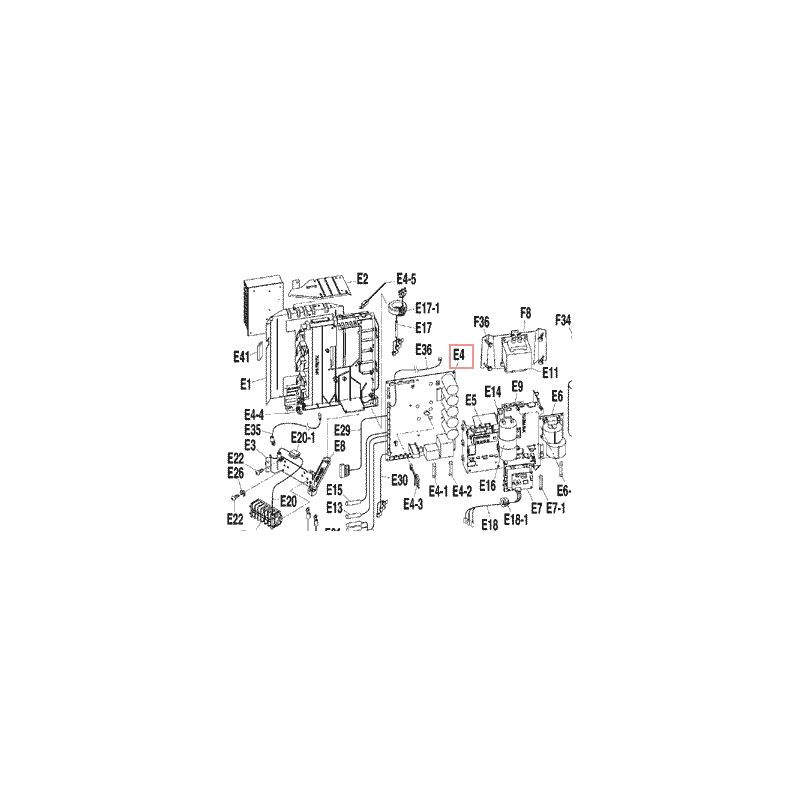PLATINE EC12007 3P389288 6 DAIKIN Ref: 4015894
