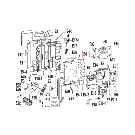 PLATINE EC12007 3P389288 6 DAIKIN Ref: 4015894