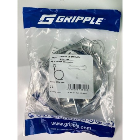 ENSEMBLE DE FIXATION GAINABLE GRIPPLE Réf:KITCLIM4