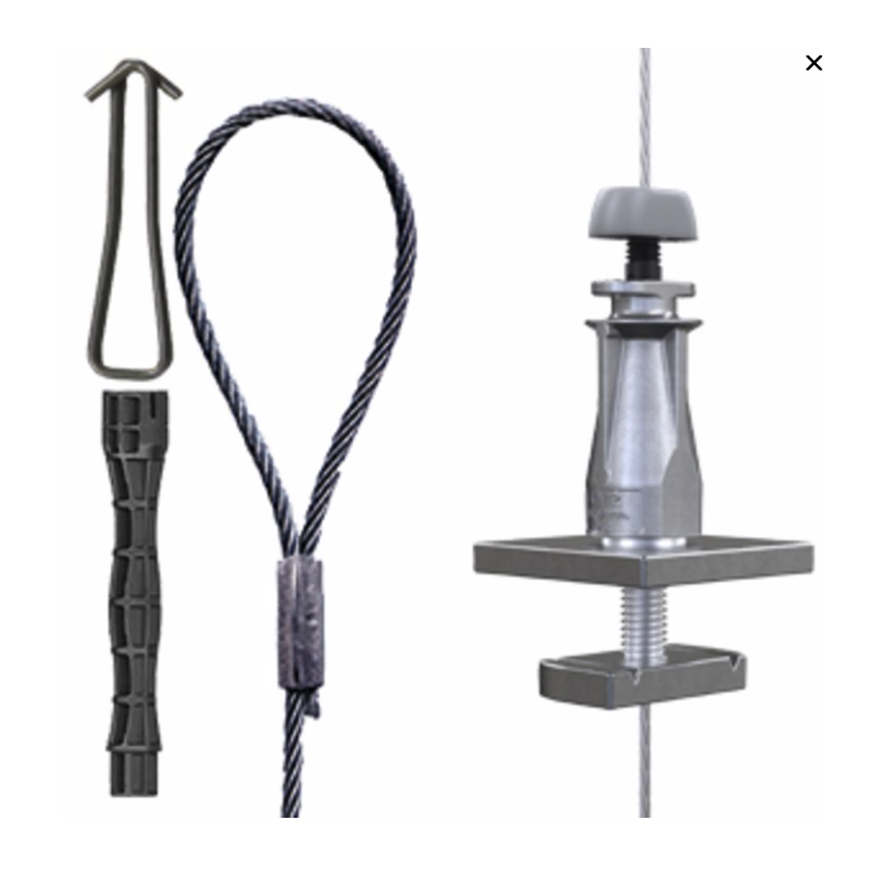 ENSEMBLE DE FIXATION GAINABLE GRIPPLE Réf:KITCLIM4