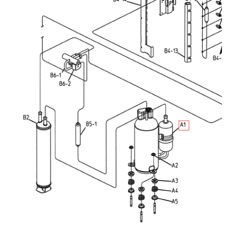COMPRESSEUR DAIKIN Réf:1707359