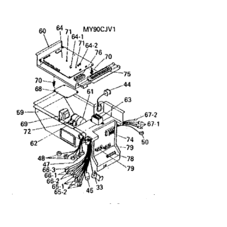 PLATINE   EX341    2PB31921 3 DAIKIN Ref: 1128653