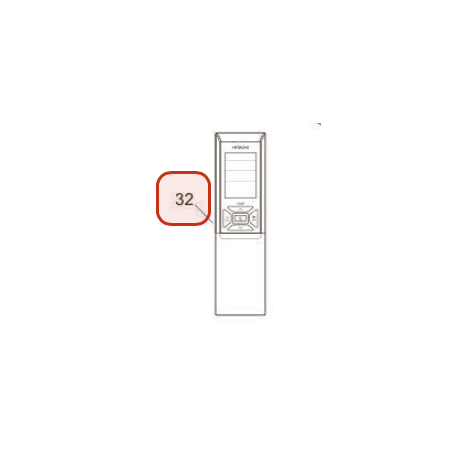 TELECOMMANDE INFRAROUGE HITACHI Réf:HWRAK18RPB903