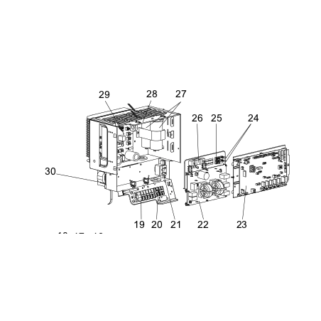 PLATINE DE CONTROLE MITSUBISHI Réf:T7WE95315