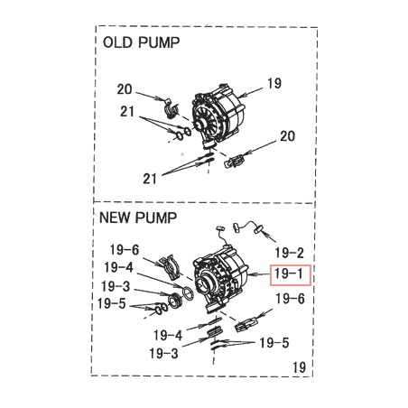 POMPE INVERTER 3P395873 2 RI 014A 19 DAIKIN Ref: 5015538