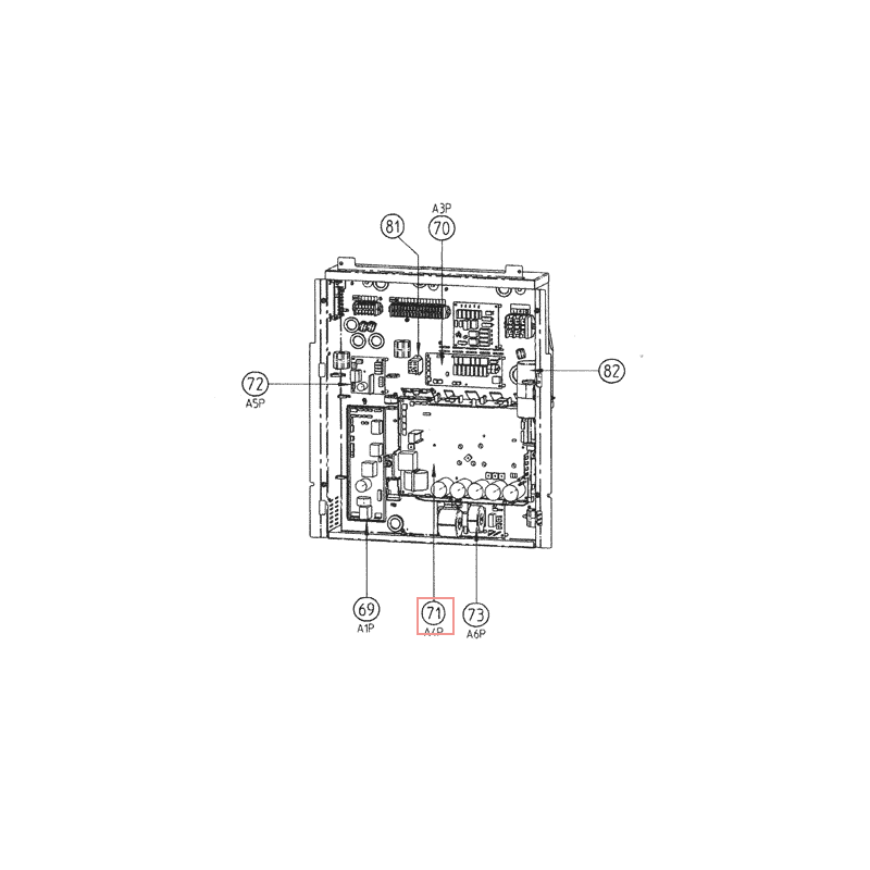 ENSEMBLE PLATINES A4P EC0461 2P193797 19 DAIKIN Ref: 5002310