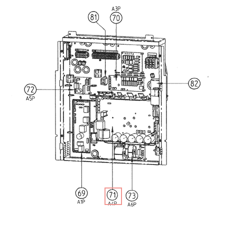 ENSEMBLE PLATINES A4P EC0461 2P193797 19 DAIKIN Ref: 5002310
