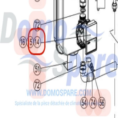CIRCULATEUR DE CHAUFFAGE HITACHI Réf:E04837