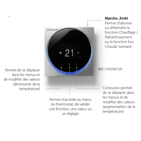POMPE A CHALEUR AIR/EAU MONOBLOC R32 DAIKIN Réf:EDLA11DV3