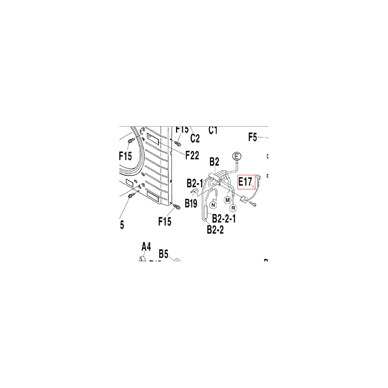 BOBINE DE VANNE 4 VOIES 3P166476 1 DAIKIN Ref: 1684968