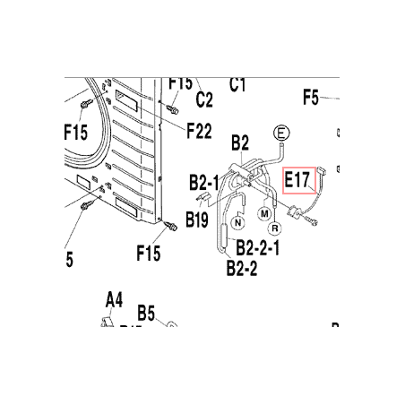 BOBINE DE VANNE 4 VOIES 3P166476 1 DAIKIN Ref: 1684968