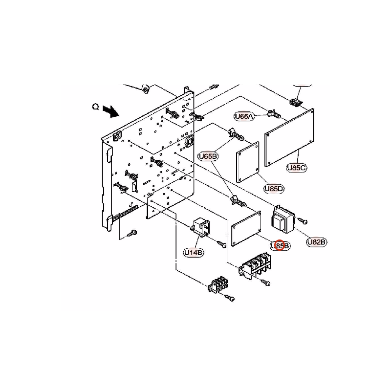 PLATINE DE CONTROLE VENTILATION HITACHI Réf:P26738