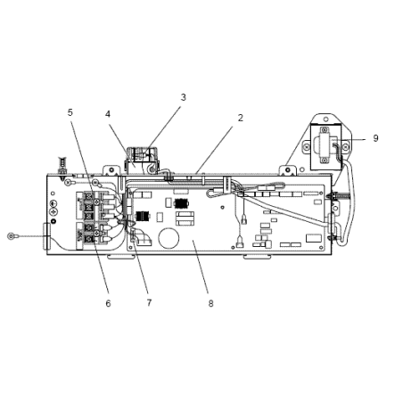 PLATINE DE REGULATION GAINABLE MITSUBISHI Réf:T7WE62310