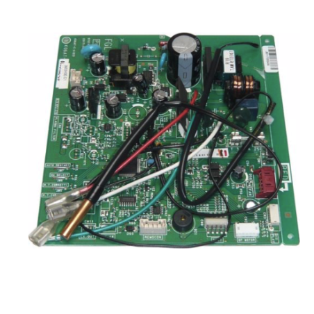Platine régulation avec sonde de reprise et sonde évaporateur climatisation réversible inverter ASYA14LACM Atlantic
