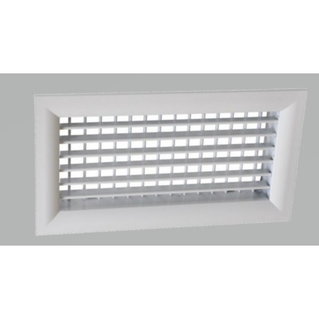 GRILLE DE SOUFFLAGE  ALU DOUBLE DEFLECTION réf:GA400200