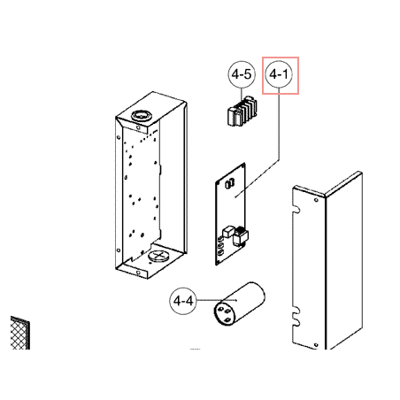 PLATINE R040841070 DAIKIN Ref: 4015079