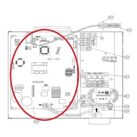 platine-electronique-toshiba-43tn9323