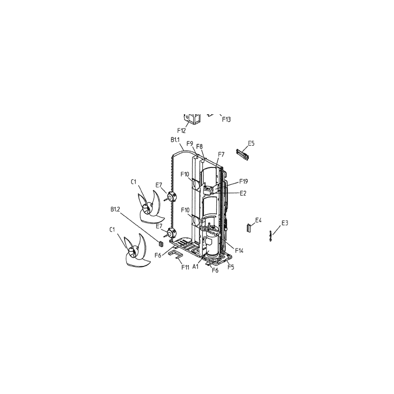 COMPRESSEUR JT100G VDL.B2 DAIKIN Ref: 5001390