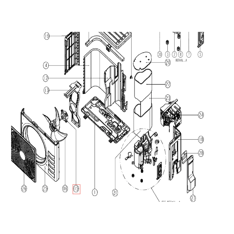 MOTEUR VENTIL R03039034964 DAIKIN Ref: 4010028