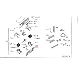 FILTRE A AIR FDX(K)S25 35E C DAIKIN Ref: 1659328