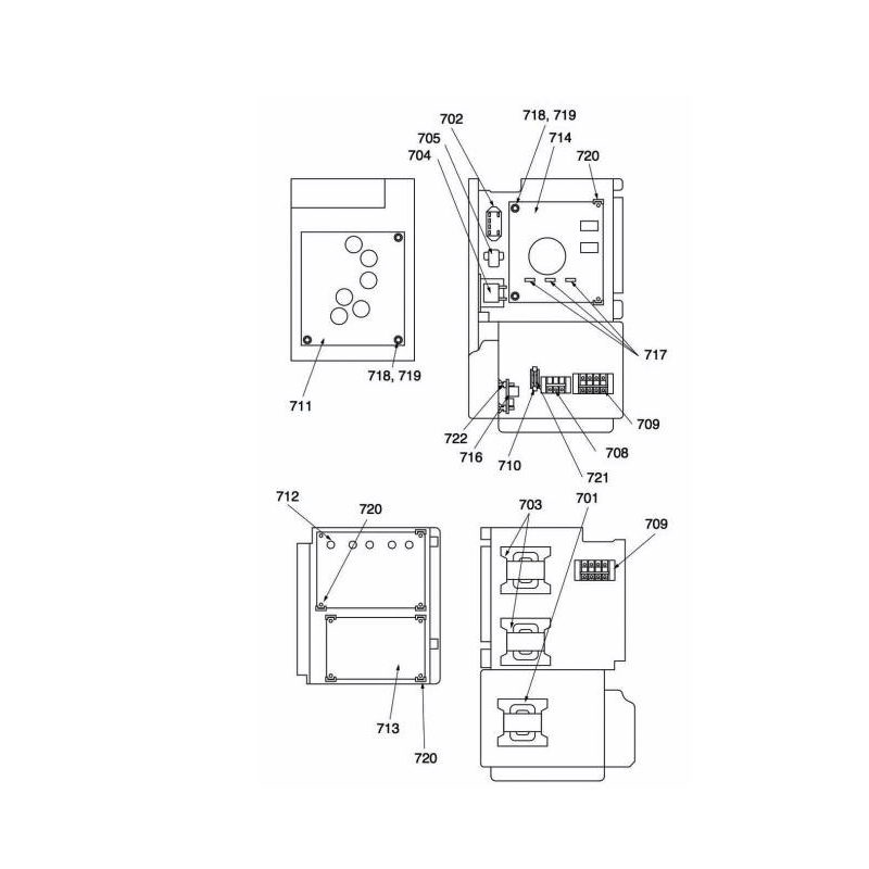 PLATINE INVERTER TOSHIBA Réf:4316V390