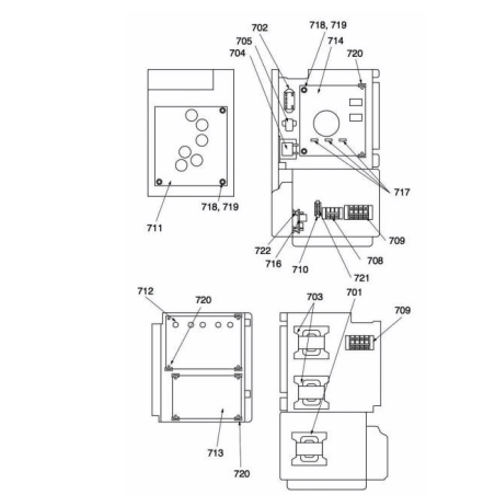 CARTE FILTRE TOSHIBA Réf:4316V398
