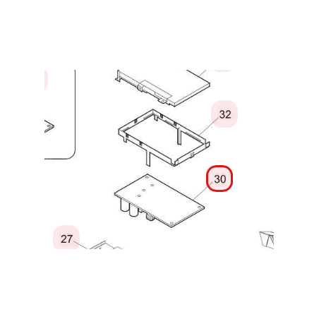 PLATINE MAIN HITACHI RÉF: HWRAC25WPCA01