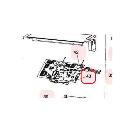 PLATINE DE CONTROLEHIATCHI RÉF: HWRAC35WSAA02