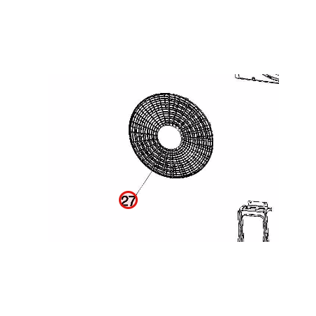 GRILLE DE PROTECTION HITACHI RÉF: HWRAC50NX2A29