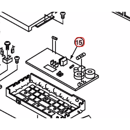 PLATINE P.W.B. MAIN HITACHI RÉF: PMRAC35NPAS01
