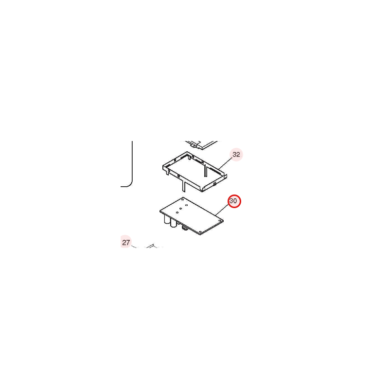 PLATINE P.W.B. MAIN HITACHI RÉF: HWRAC35WEBA02