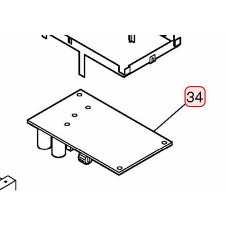PLATINE DE PUISSANCE HITACHI RÉF: HWRAC35WPBA10
