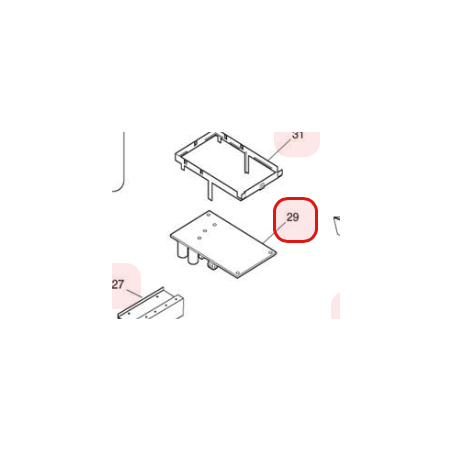 PLATINE P.W.B. MAIN HITACHI RÉF: HWRAC25WEFA01