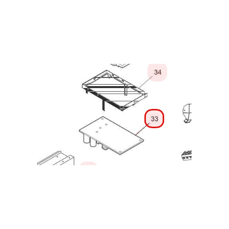 PLATINE DE PUISSANCE HITACHI RÉF: HWRAC35FXBA11