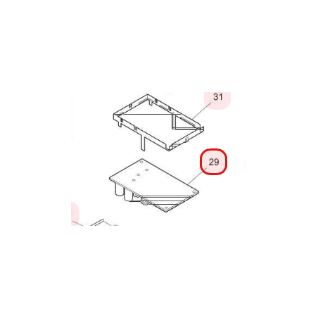 PLATINE P.W.B. MAIN HITACHI RÉF: HWRAC35WECA03