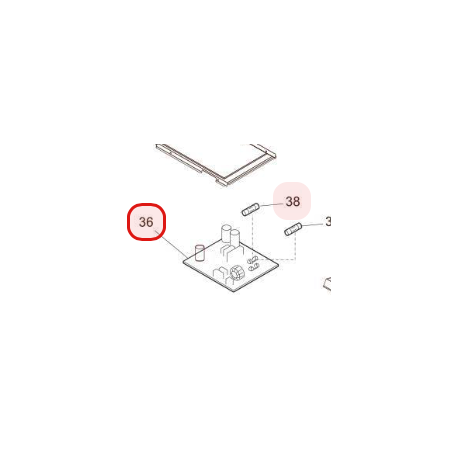 PLATINE DE CONTROLE HITACHI RÉF: HWRAC35WPCA10