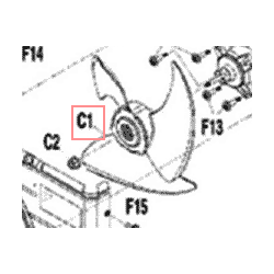 HELICE DE VENTILATION 2P178420 4 DAIKIN Ref: 5016273