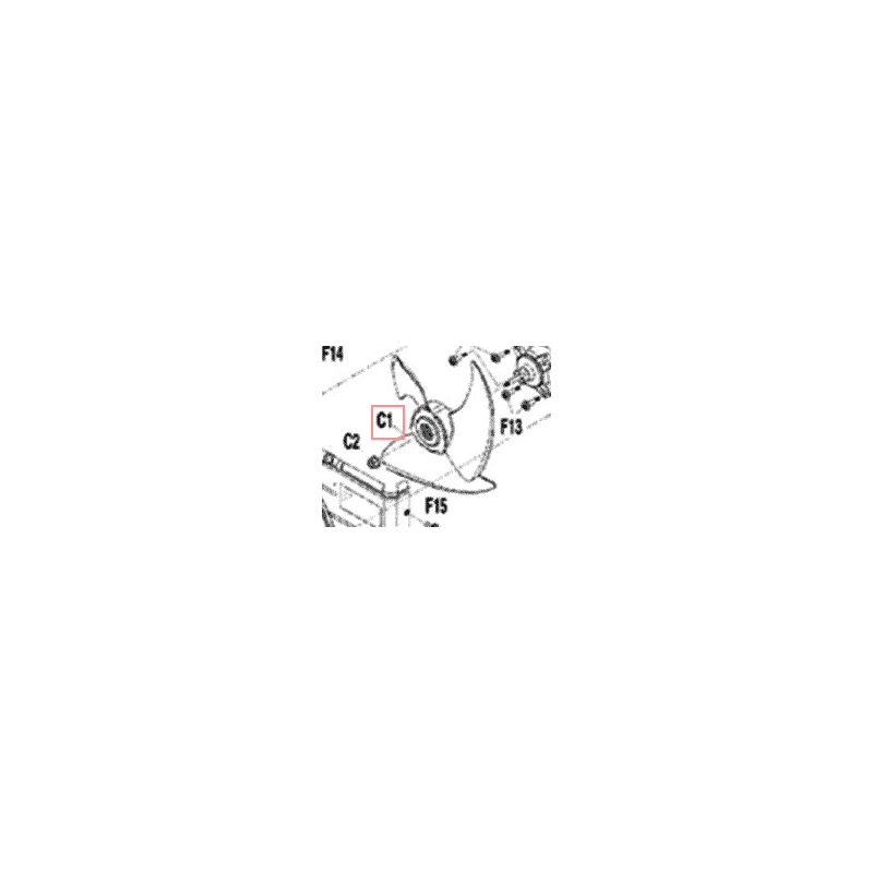 HELICE DE VENTILATION 2P178420 4 DAIKIN Ref: 5016273