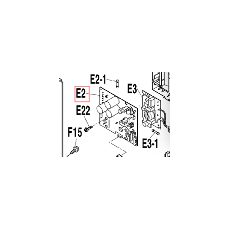 PLATINE n°2  3F013964 33 DAIKIN Ref: 5010196