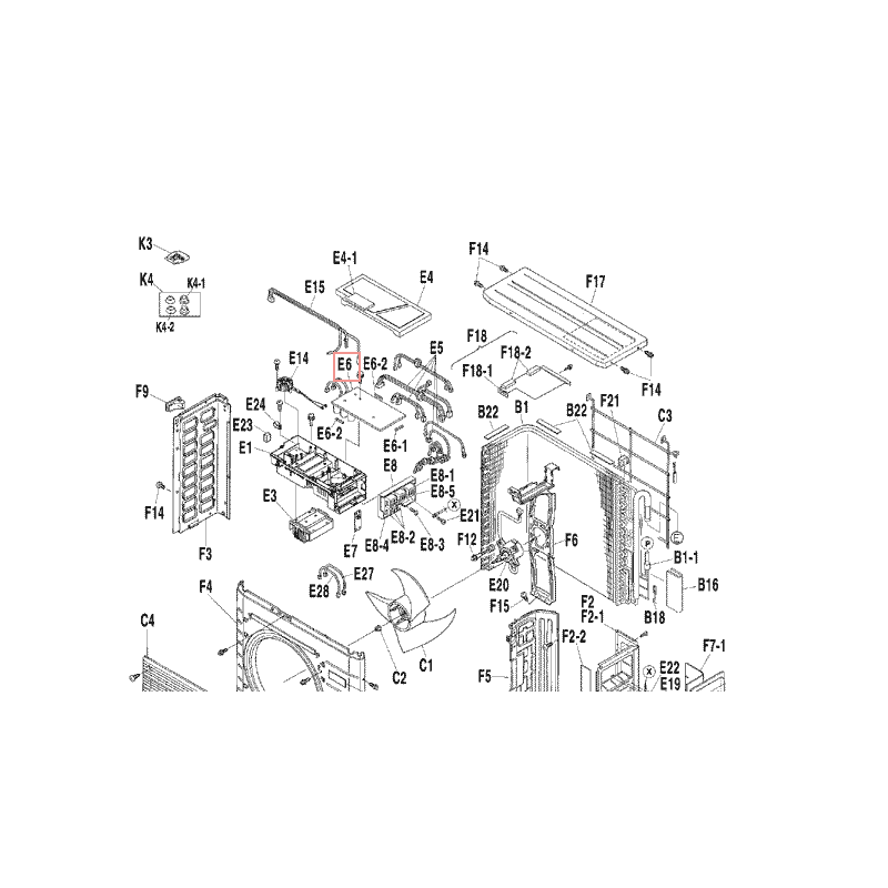 PLATINE CONTROLE  3F007545 2 DAIKIN Ref: 1689367