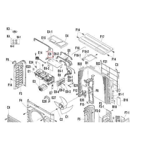 PLATINE CONTROLE  3F007545 2 DAIKIN Ref: 1689367