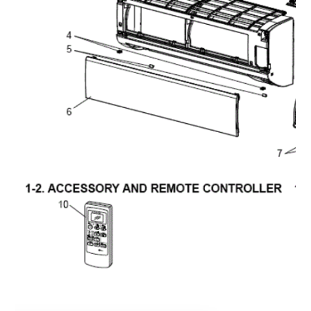 TELECOMMANDE MITSUBISHI MP13A Réf:E22X33426