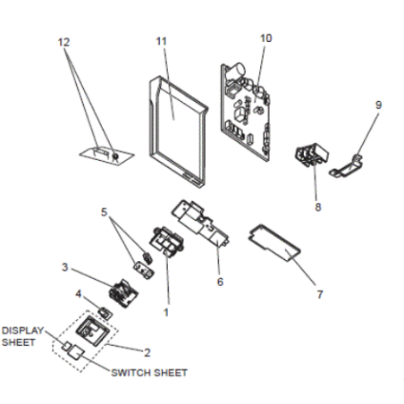 PLATINE DE CONTROLE MITSUBISHI Réf: T2WF77450