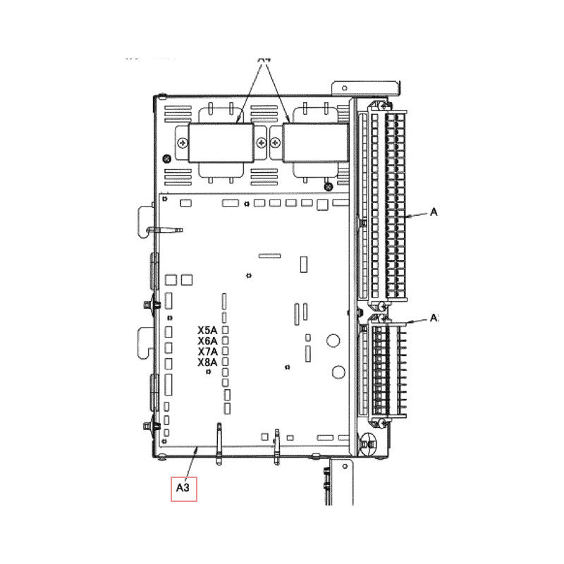 PLATINE 2P392975 8 G DAIKIN Ref: 5023758
