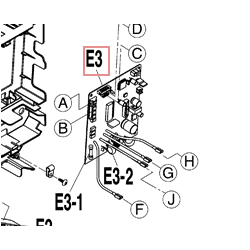 PLATINE DE CONTRÔLE 3F011643 2 DAIKIN Ref: 2069175 2