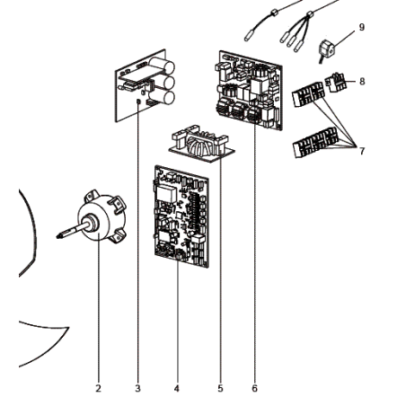 CARTE ÉLETRONIQUE MITSUBISHI RÉF: M210A0424