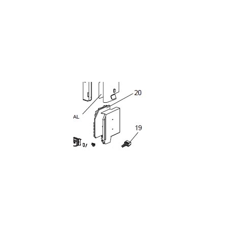 PLATINE DE CONTROLE MITSUBISHI RÉF: E22C33452