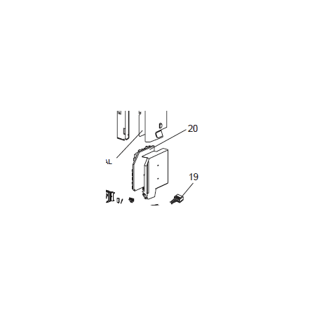 PLATINE DE CONTROLE MITSUBISHI RÉF: E22C33452